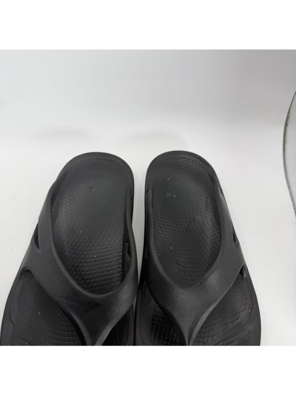 Oofos Ooriginal Black Recovery Sandals EU 37 Womens Size 6 Flip Flops - Picture 3 of 8